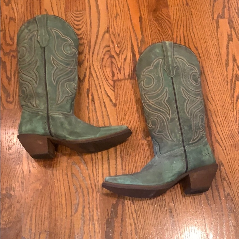 Turquoise Durango boots